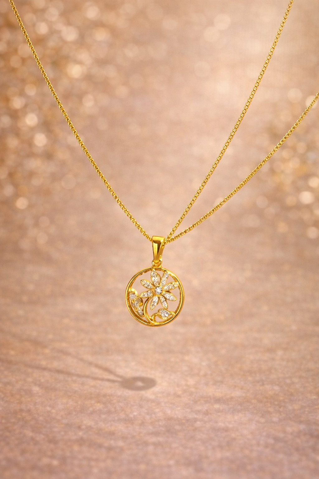 Цепь, 1 шт., длина 40 см, золотистый — фото 1