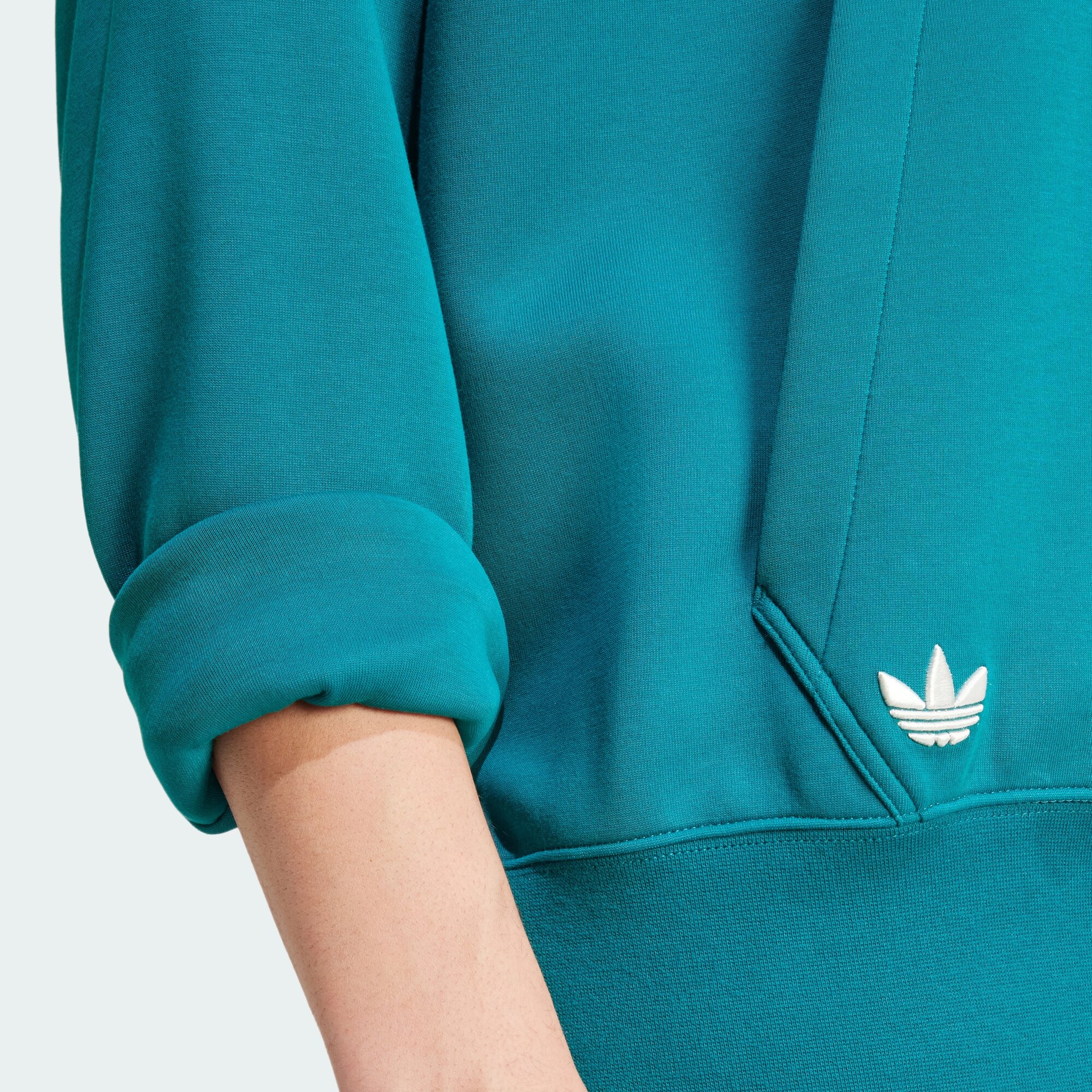 Худи adidas Originals Neuclassics, размер XL INT, , бирюзовый — фото 1