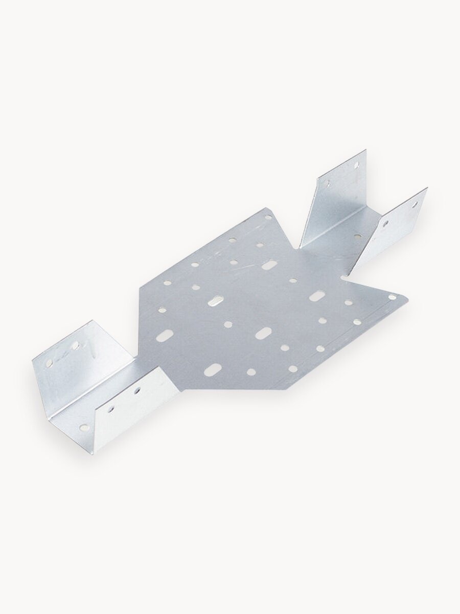 Опора балки STARFIX SMP-16595-1 универсальная, оцинкованная сталь, 40 мм x 140 мм