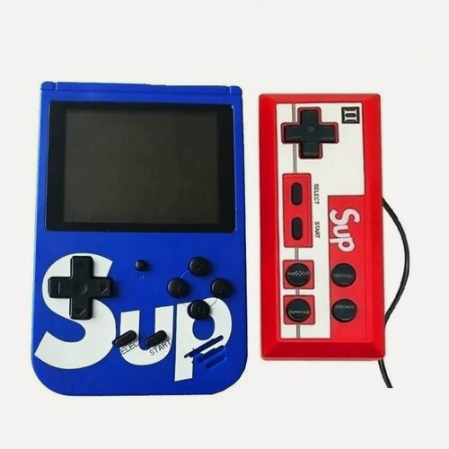 Изображение товара Портативная приставка SUP GAME PLUS, 400 игр, с джойстиком, в комплекте шнур и аккумулятор