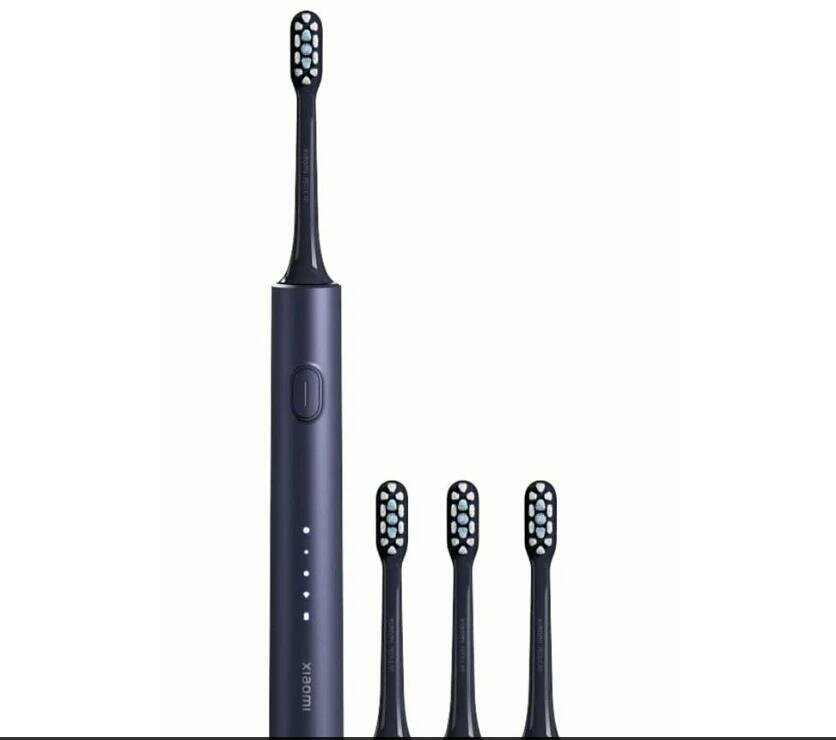 Электрическая зубная щётка Xiaomi Mijia Toothbrush T302 Silver В комплекте 3 насадки.