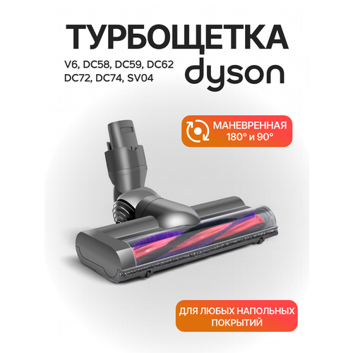 Электрощетка Run Energy для пылесоса Dyson V6 DC58 DC59 DC62 DC72 DC74 SV04 SV06 SV09 4184₽
