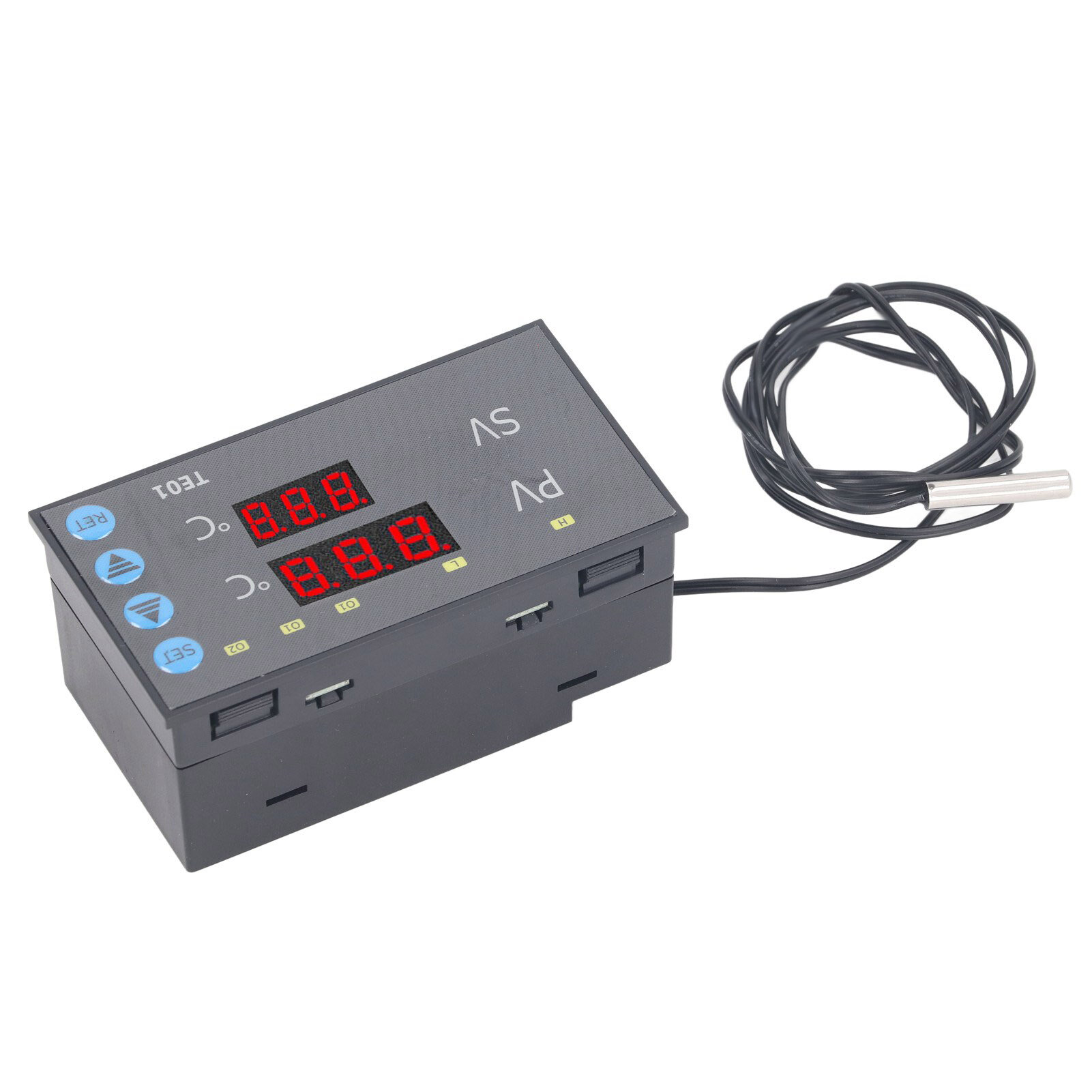 Изображение Цифровой регулятор температуры DC24V 50~120℃, термостат, регулятор, высокоточный переключатель управления