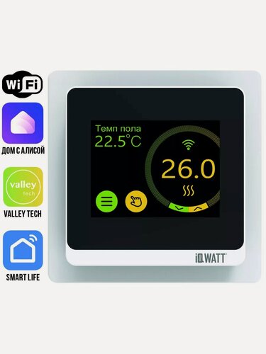 Изображение товара Программируемый терморегулятор SMART HEAT WI-FI Алиса
