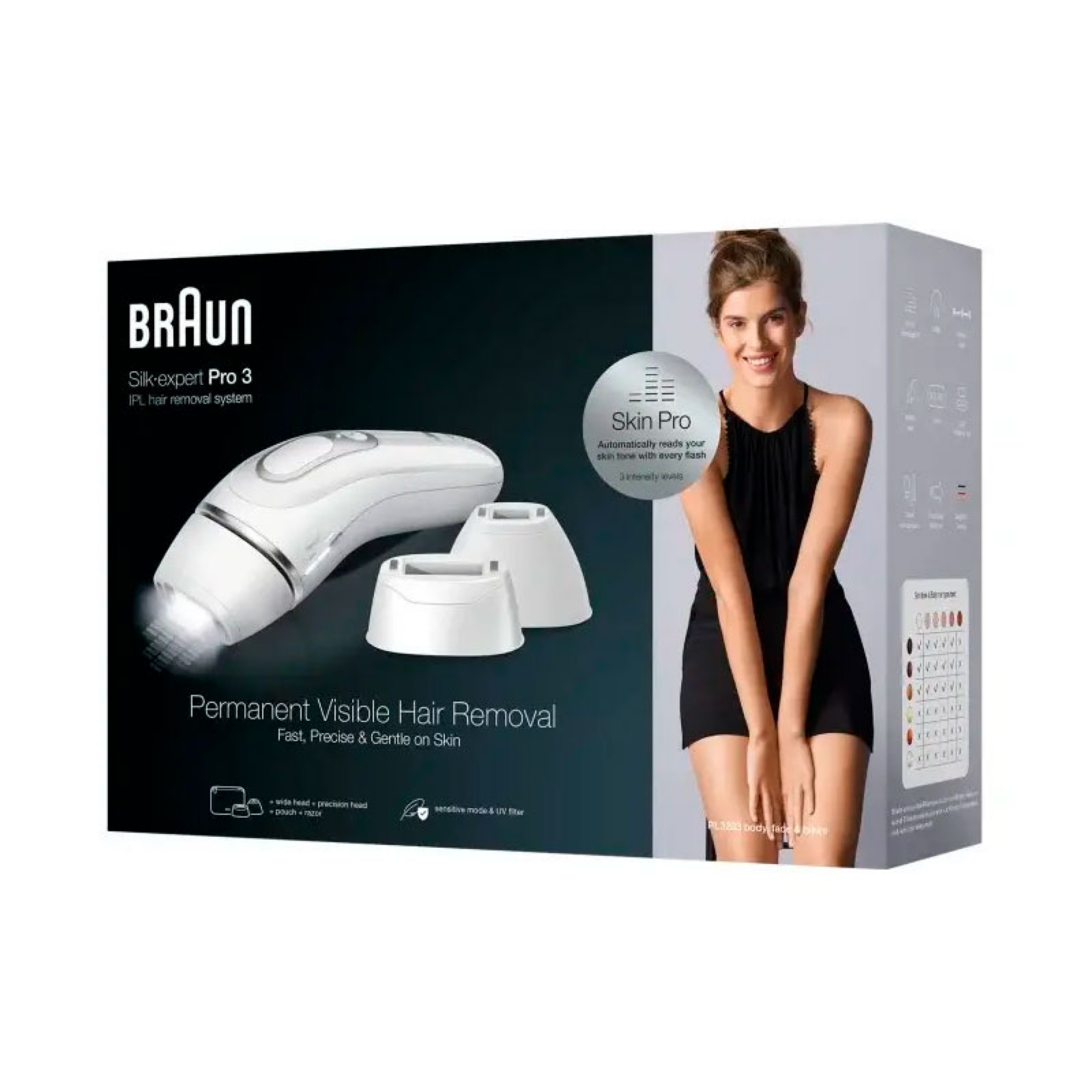 Фотоэпилятор Braun "Silk-expert" Pro 3 PL 3233, для бикини и подмышек, от сети