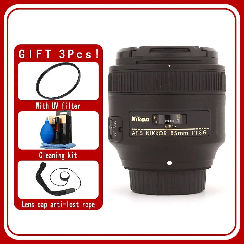 Объектив Nikon AF-S NIKKOR 85 мм f/1,8G, Никон