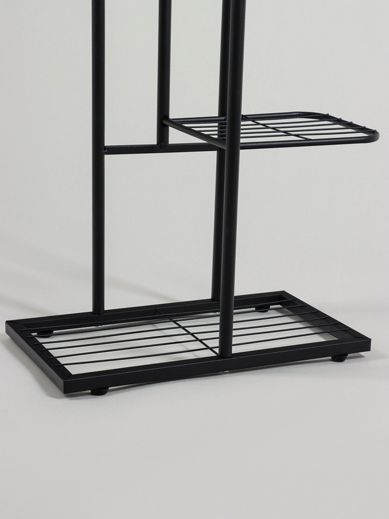 Подставка для цветов Greengo, 8 полок, 43 × 22 × 141 см, напольная, металл, чёрная — фото 1