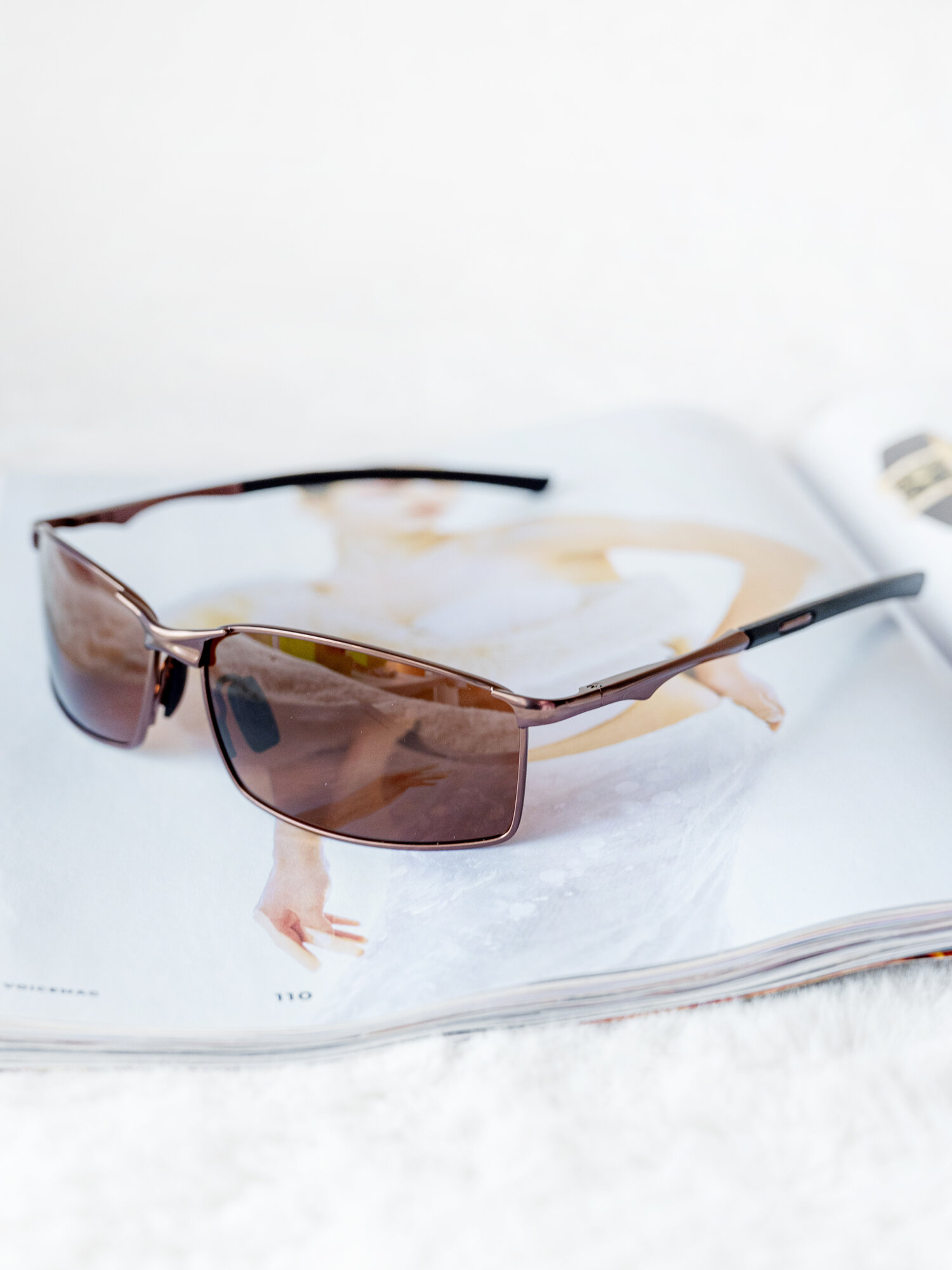 Солнцезащитные очки Zabologen, коричневый — фото 1