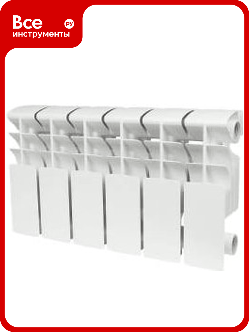 Биметаллический радиатор ROMMER Plus BM 200 12 секций RBM-3210-020012 RG008UKJVL4CVO