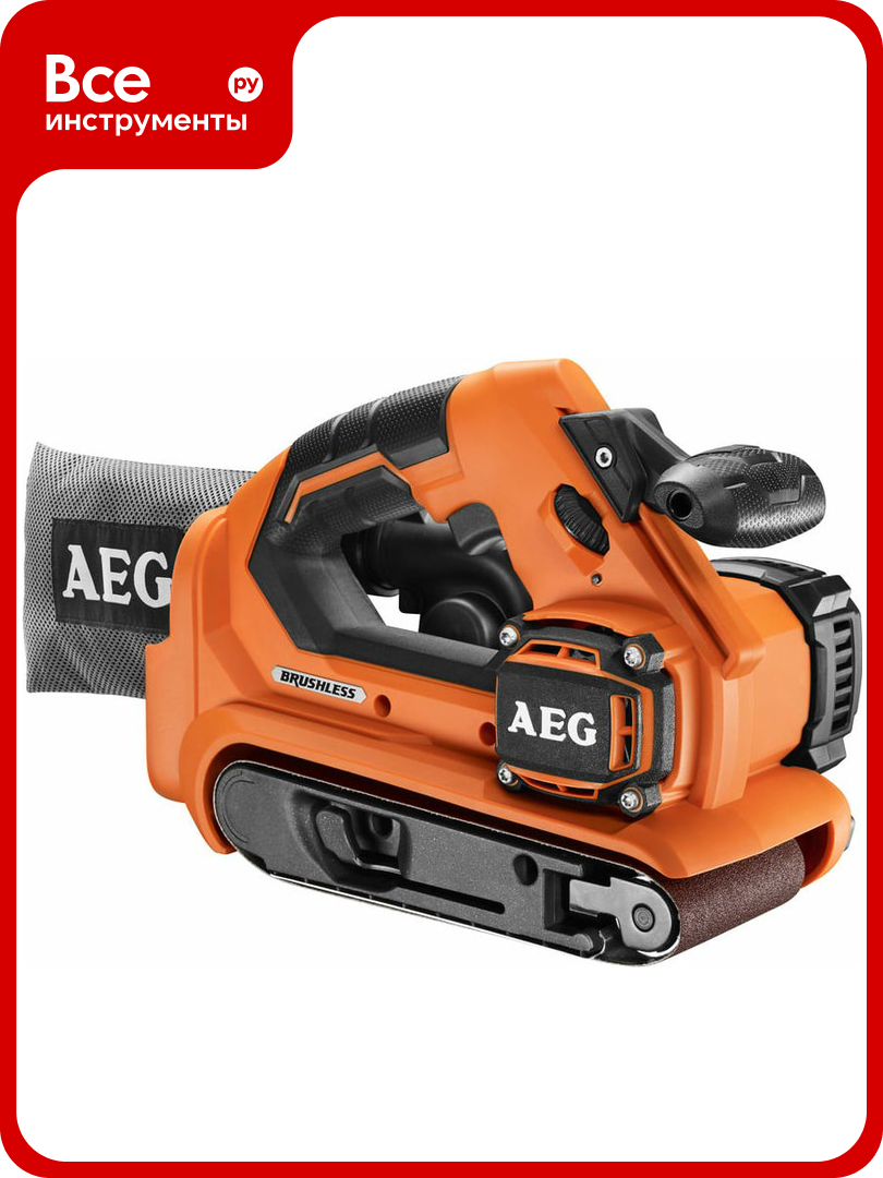 Бесщеточная ленточная шлифмашина AEG BHBS18-75BL-0 4935459582