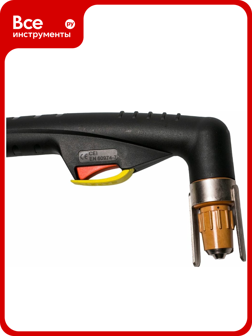 Плазмотрон RusCut LC105 ручной с пневматическим поджигом дуги 105А 20 метров для аппаратов плазменной резки Lincoln Tomahawk 1538 RusCut 71052120L