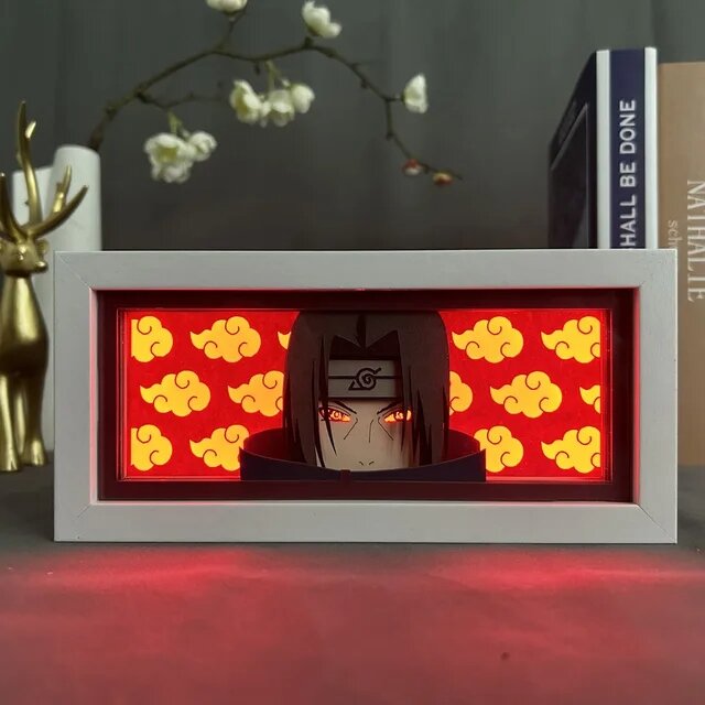Лайтбокс аниме ночник 3D Итачи Учиха (Itachi Uchiha) из Наруто (Naruto) от Mygeekhobbies — фото 1