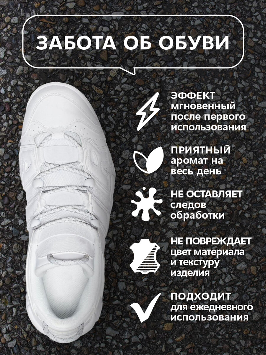 Дезодорант для обуви WaksMe, мята — фото 1