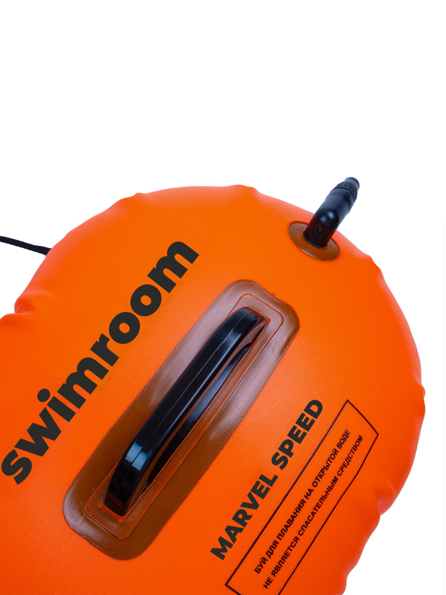 Изображение Буй для плавания на открытой воде SwimRoom "Swim Buoy Marvel", цвет оранжевый