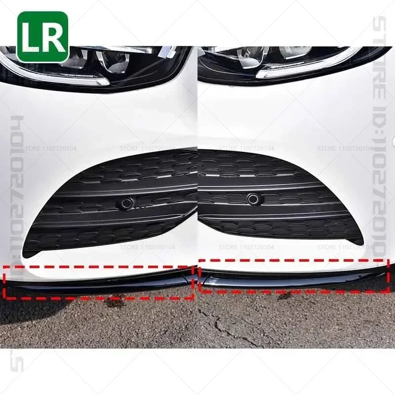 Для 2020-2023 W253 X253 C253 Mercedes Benz GLC260 GLC300 GLC43 AMG Накладка на передний бампер 2538852604 2538852804, Left and Right