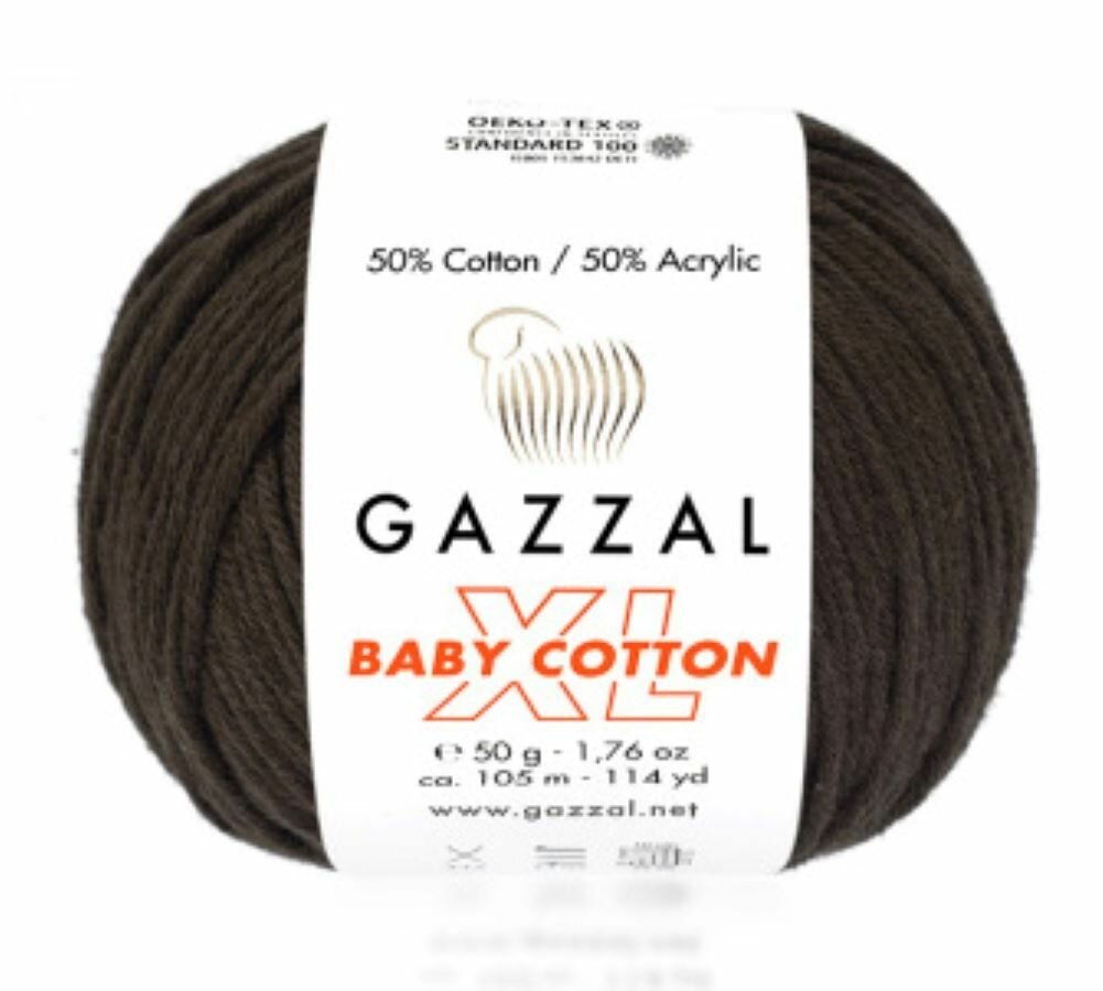 Пряжа Беби коттон XL Gazzal - Baby cotton XL (10 шт)