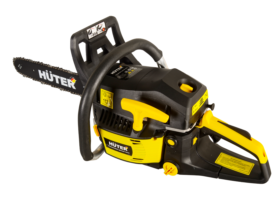 Бензопила Huter BS-4500/16SE с воздушным охлаждением антивибрационная система