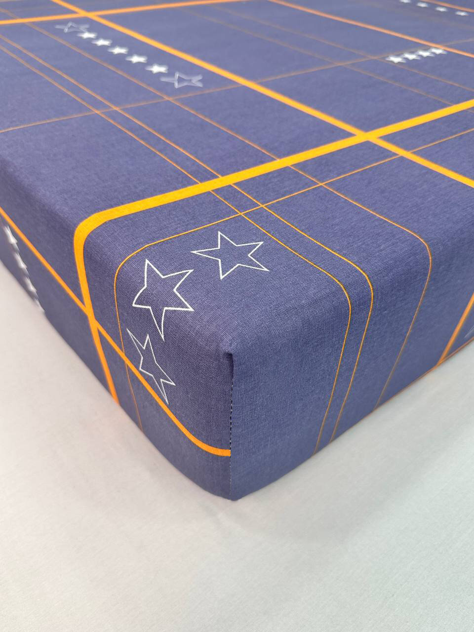 Kerimov Group простынь на резинке 80х160х20 см детская бязь