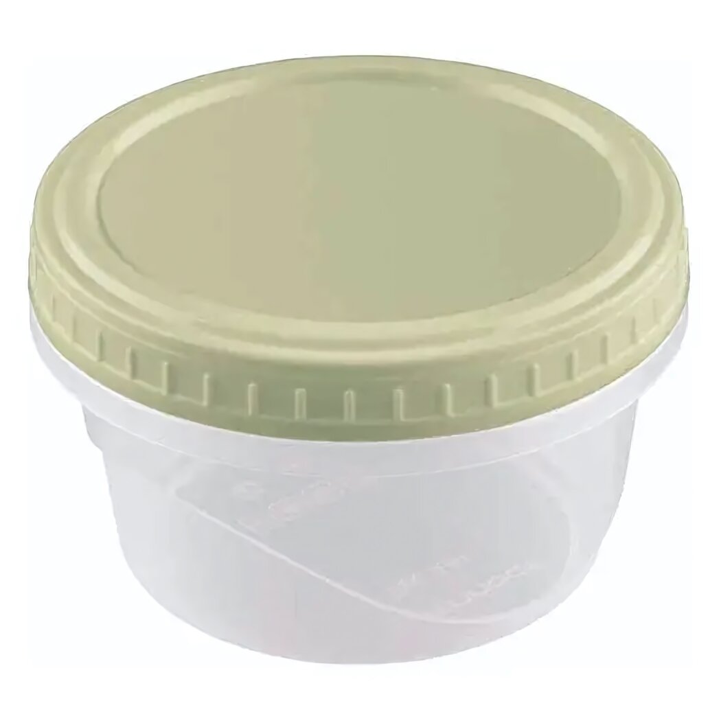 Банка герметичная «Танго» 03 л с винтовой крышкой пластик зеленый цвет