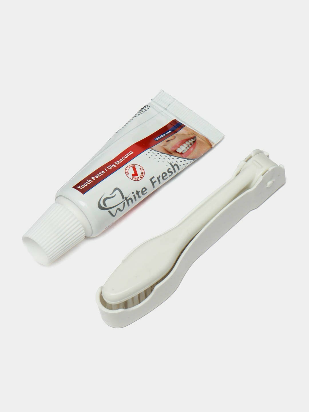 Зубная паста укрепление зубов, . Зубная щетка складная в подарок