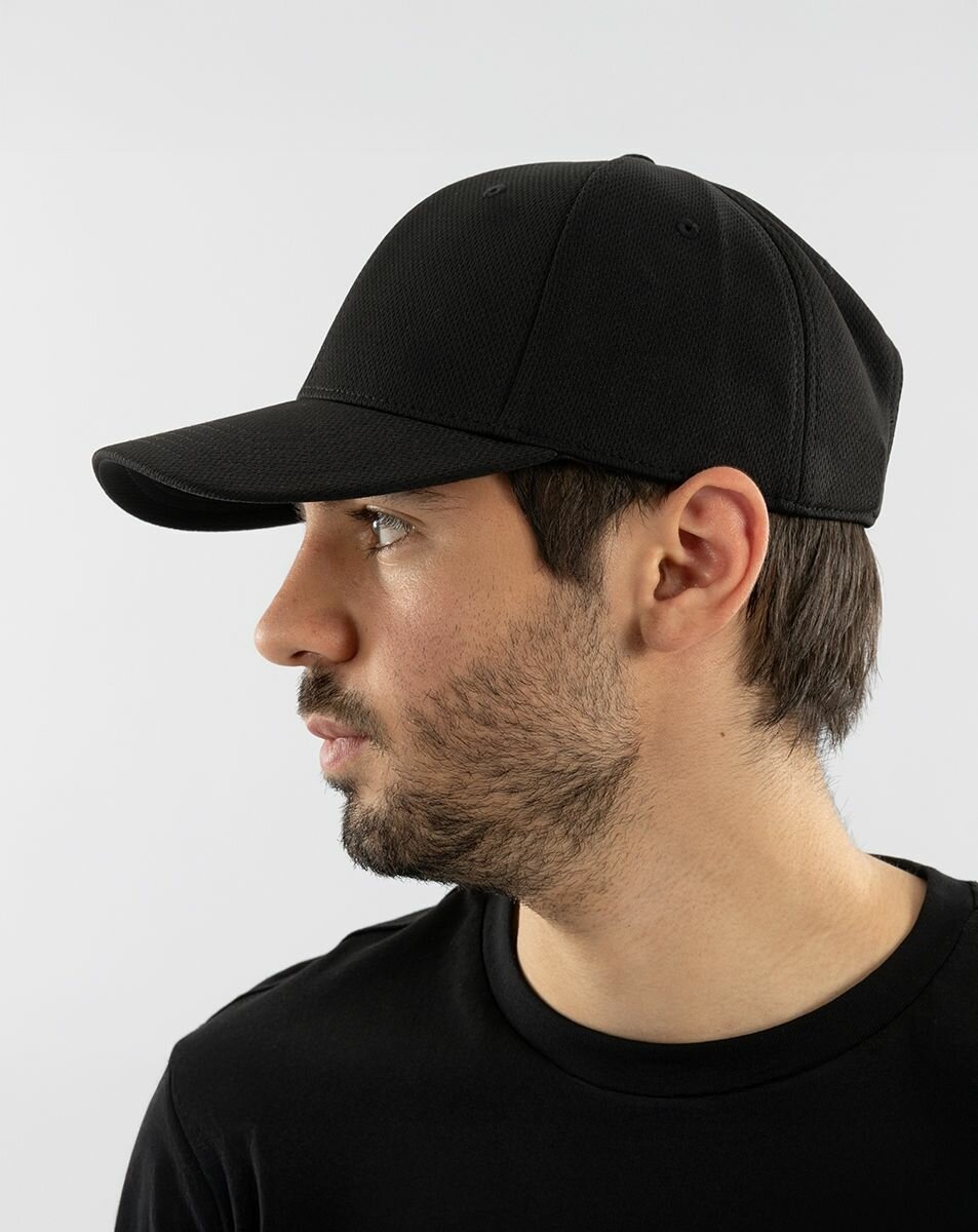 Бейсболка JAKO Базовая коллекция для мужчин и женщин, размер SENIOR, black — фото 1