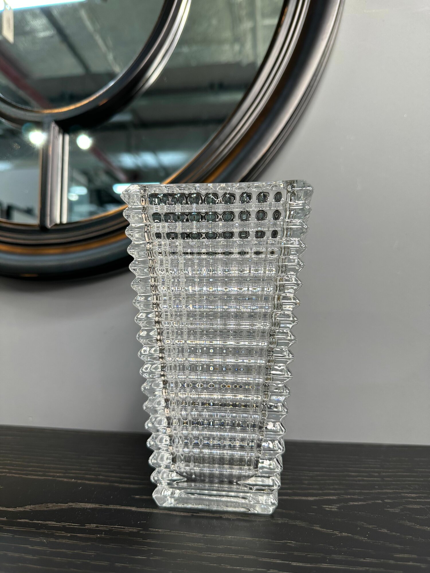 Интерьерная Ваза из Плотного Стекла "Baccarat", 17 см