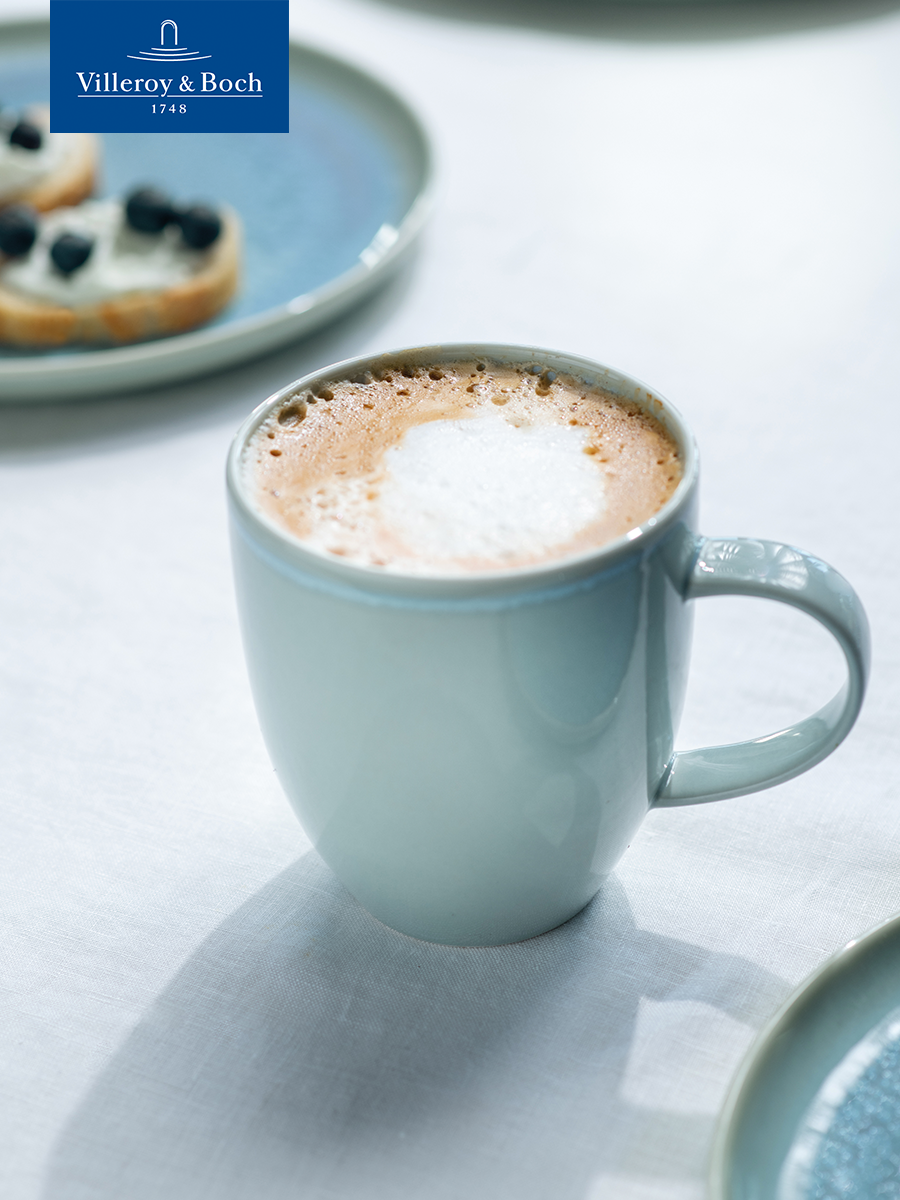 Кружка для чая и кофе 350 мл, Crafted Blueberry turquoise, like. by Villeroy & Boch, Премиум-Фарфор