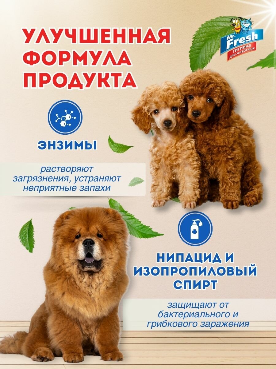 Ликвидатор запаха и пятен для собак Mr.Fresh 500 мл — фото 1