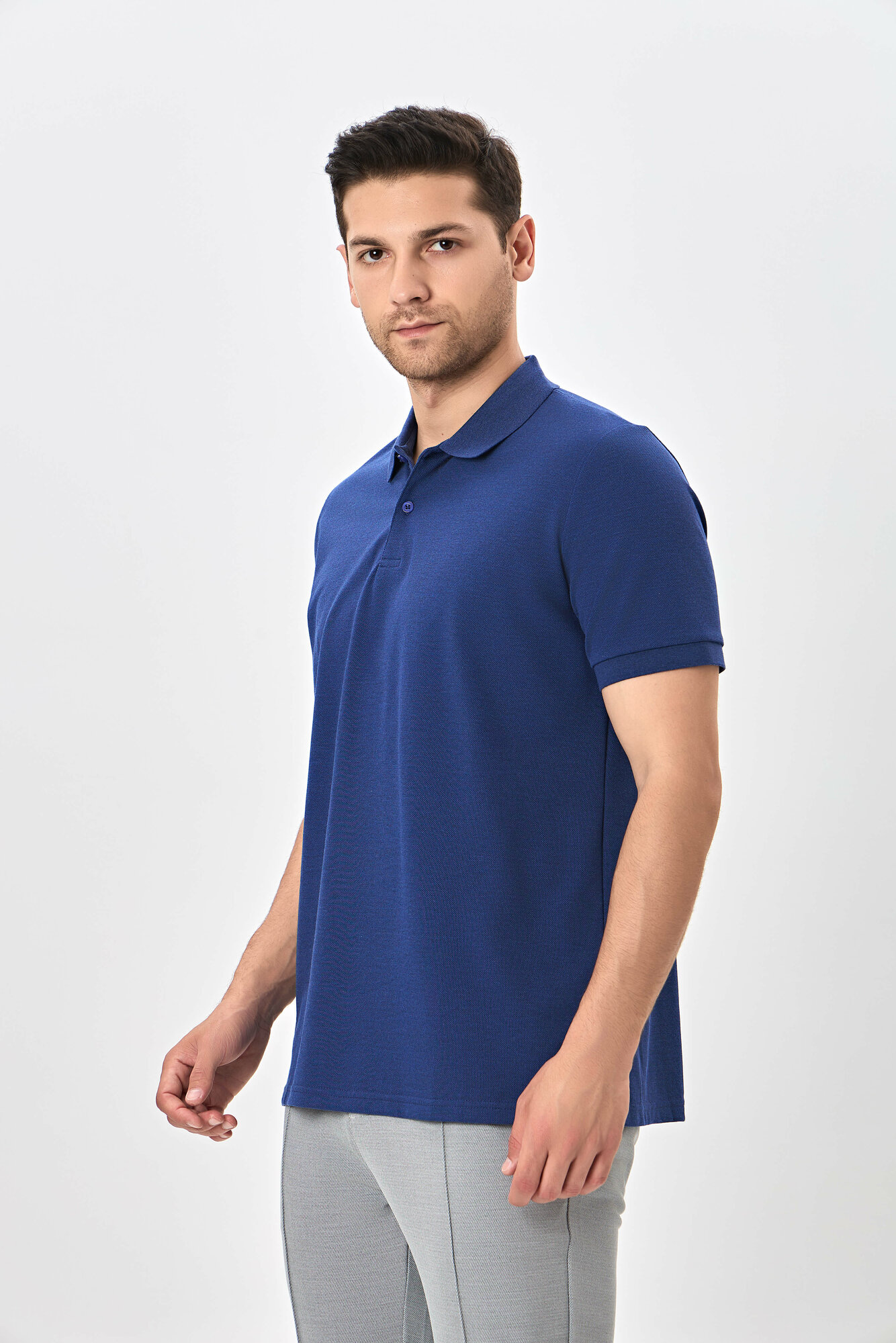 Поло спортивное TERRA PRO, размер S, navy