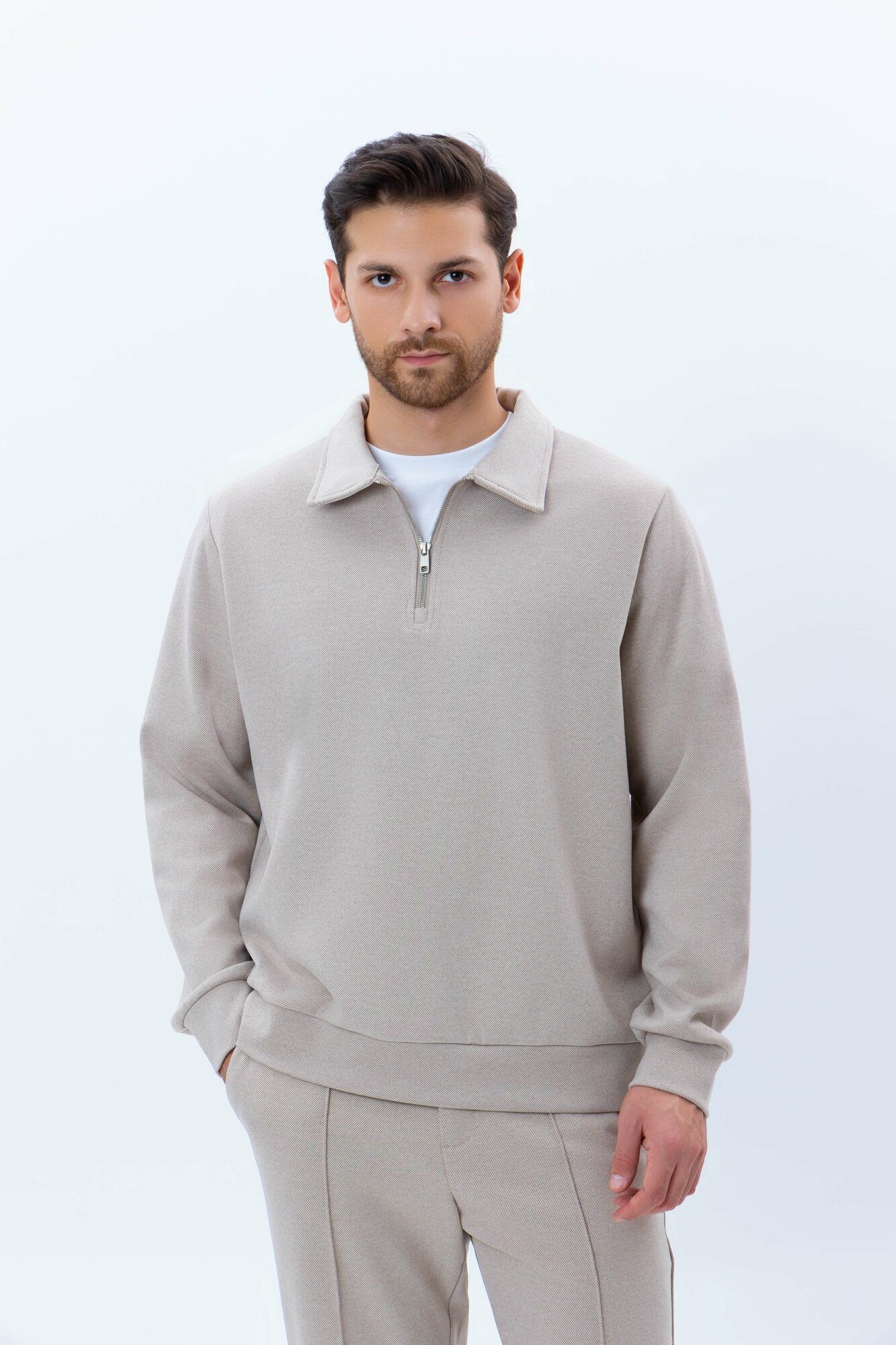 Толстовка TERRA PRO, размер L, , beige