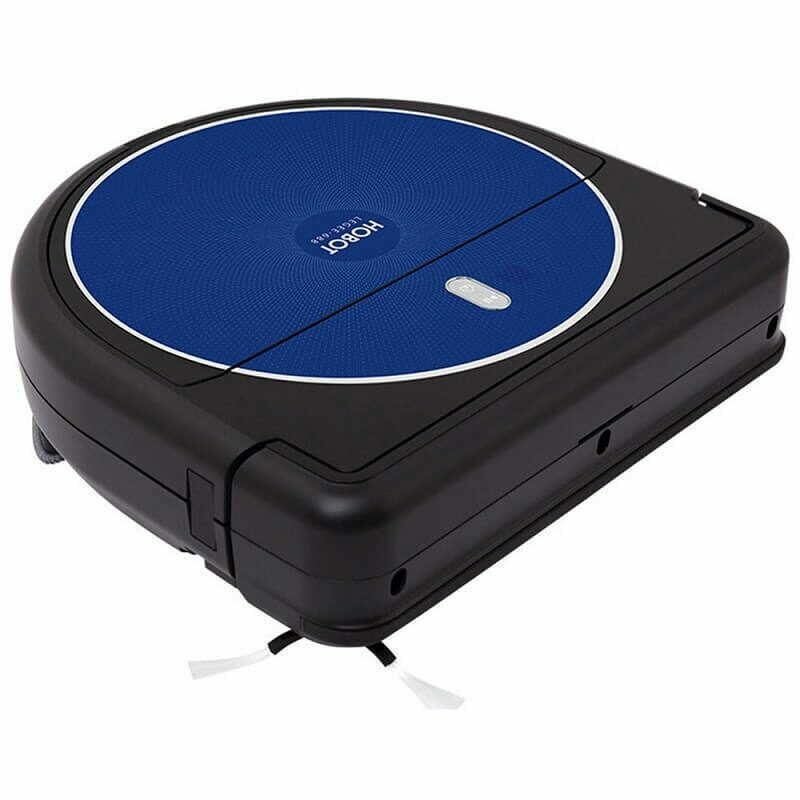 Робот-пылесос HOBOT Legee 688, черный/синий, с пультом, управление через Wi-Fi — фото 1