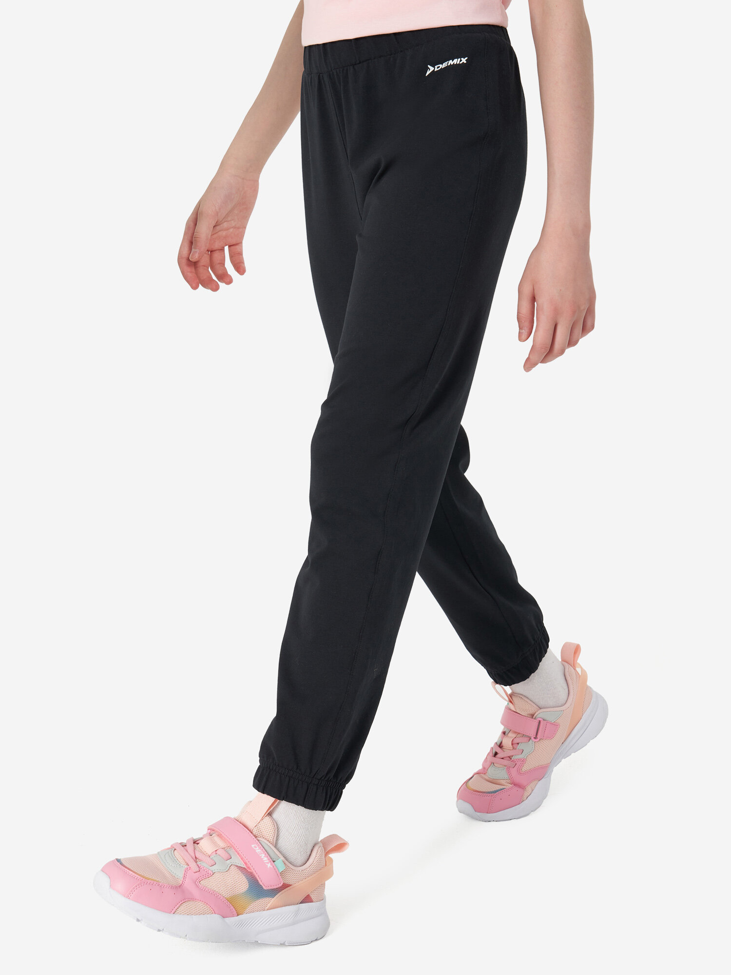 Брюки Demix Basic Girl's Pants, размер 134-140, черный — фото 1