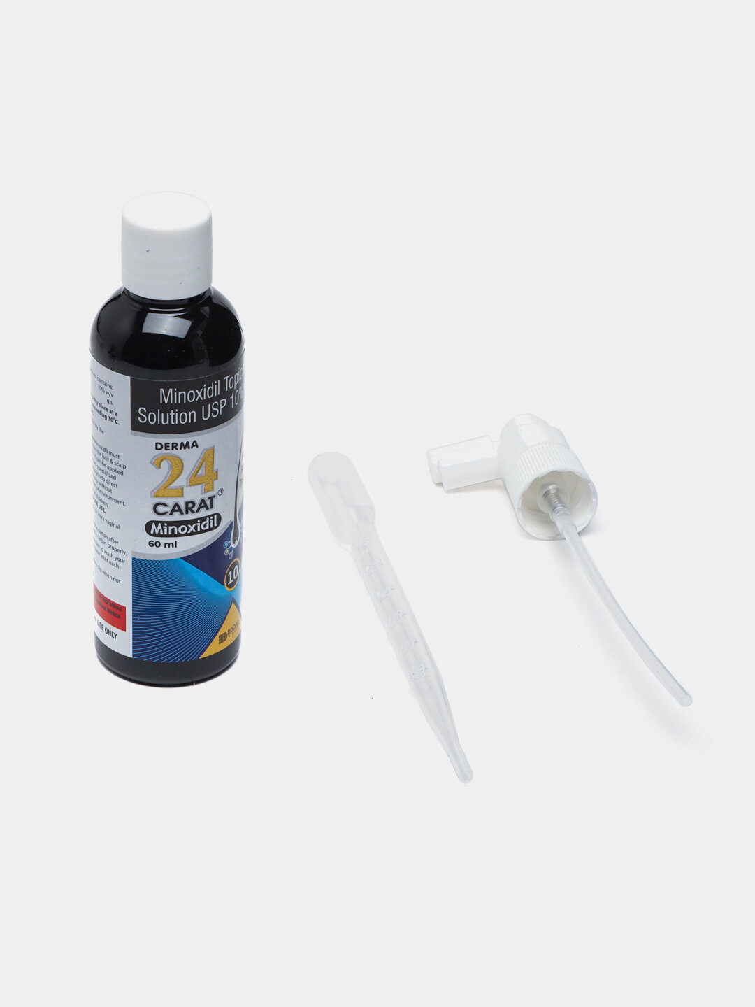 Раствор для волос Derma 24 Karat Minoksidil Topical Solution 10%, 60 мл — фото 1