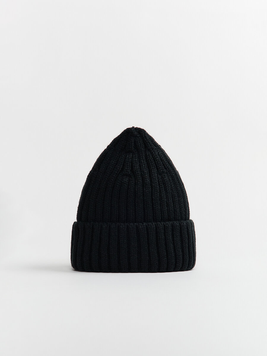 Шапка Befree для мужчин, размер 56, черный