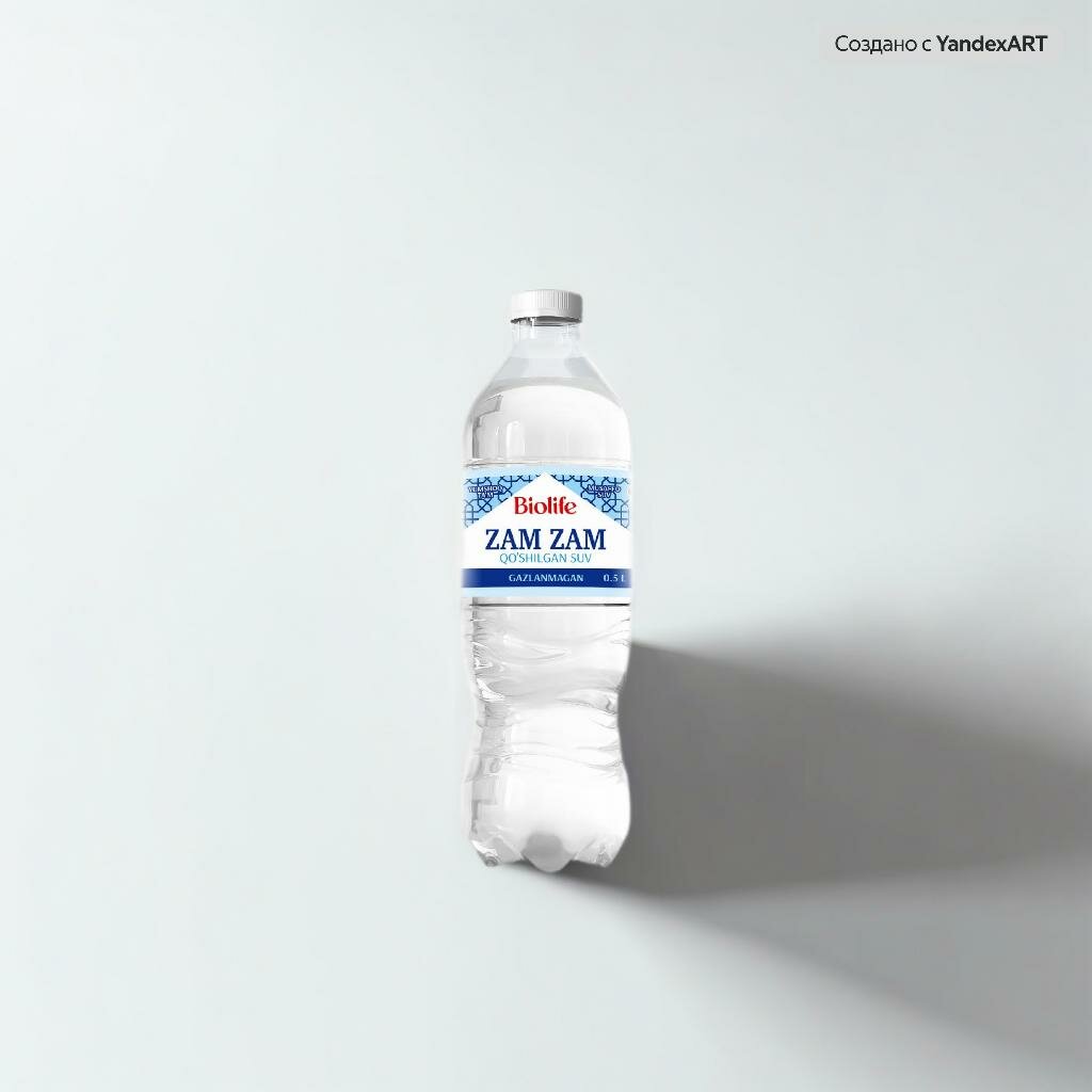 Питьевую воду «Зам Зам BioLife» объёмом 0,5 л и количеством 12 штук — фото 1
