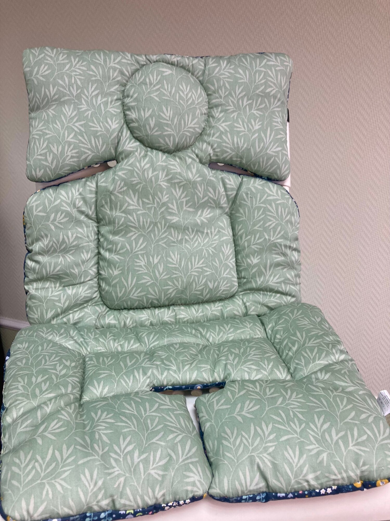 Матрас в коляску Baby.Eco.Decor / Матрасик в прогулочную коляску / Вкладыш-матрасик в автолюльку, в автокресло и в стул для кормления кролики — фото 1