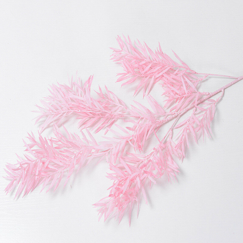 Wedding faux bamboo leaf with artistic casting for home decor and event styling