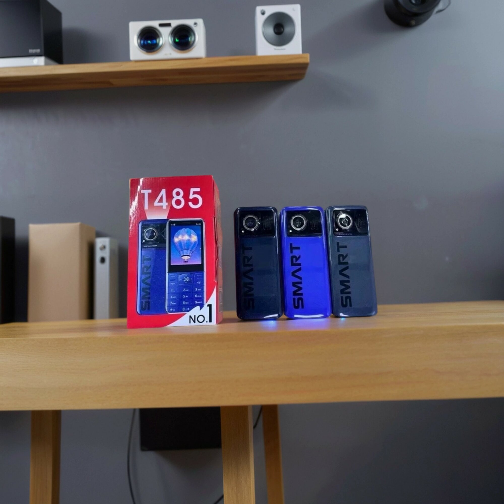 Смартфон SMART T485, с фонариком, ударопрочный, webOS, черный — фото 1