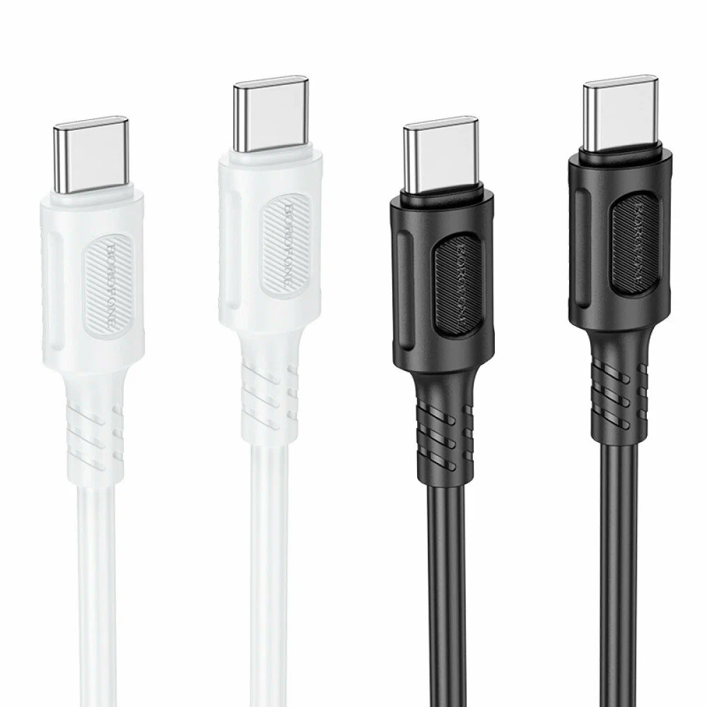Кабель USB Borofone BX111, Type-C PD, быстрая зарядка 60 Вт, 1 м — фото 1