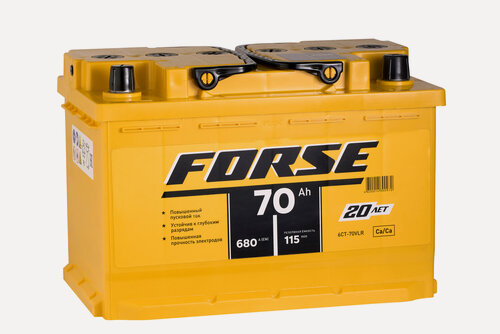 Изображение товара Автомобильный аккумулятор FORSE 6СТ-70 VLR (0) (арт. 570112050)