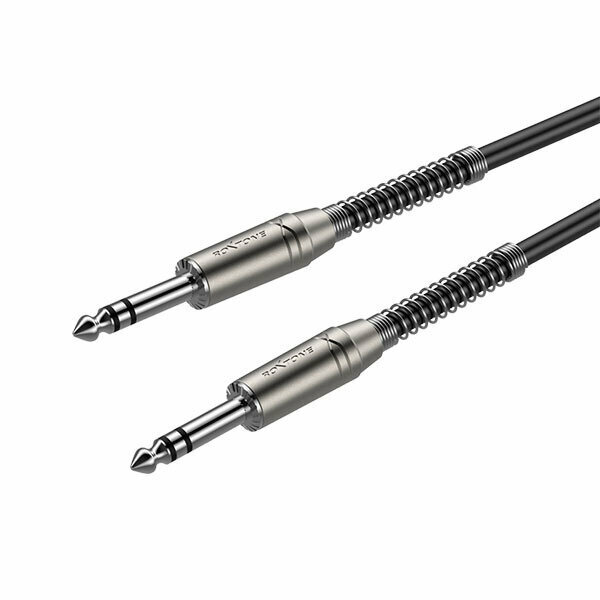 ROXTONE SMJJ200/0,5 Инструментальный кабель, 6.3мм stereo Jack 6.3мм stereo Jack, 0.5м