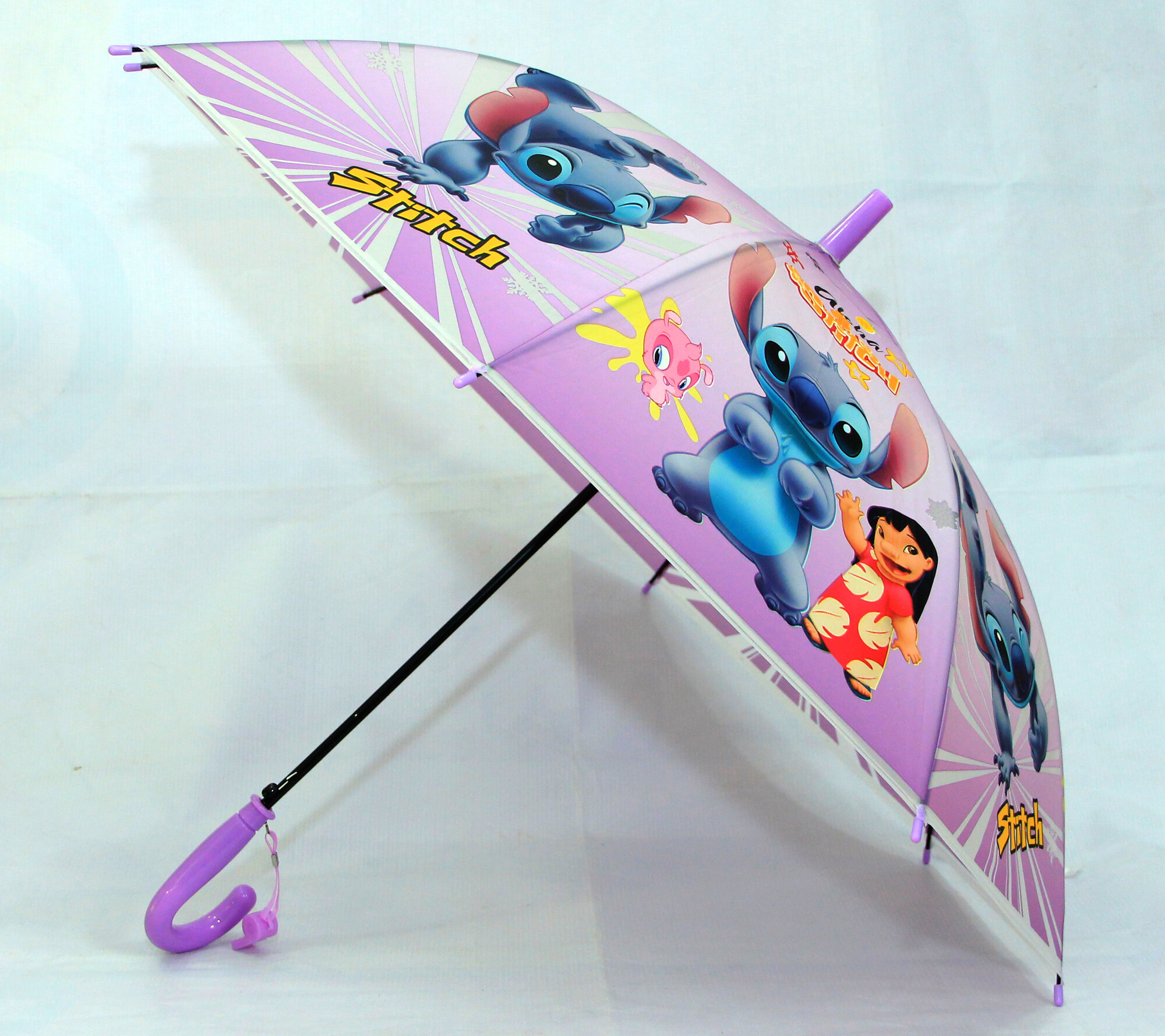 Зонт-трость , фиолетовый — фото 1