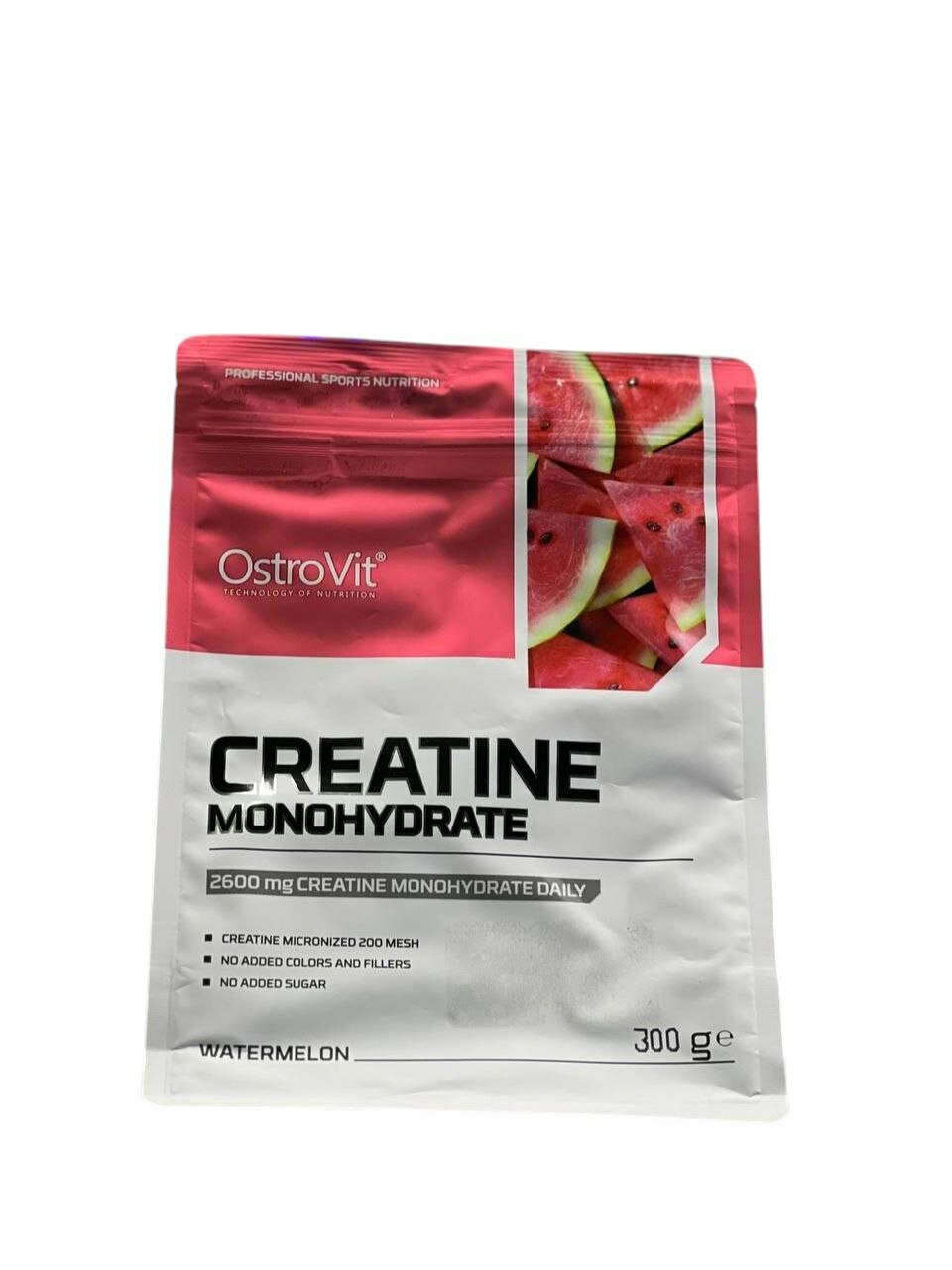 OstroVit Creatine Monohydrate 300 г (Арбуз) — креатин моногидрат для силы и выносливости