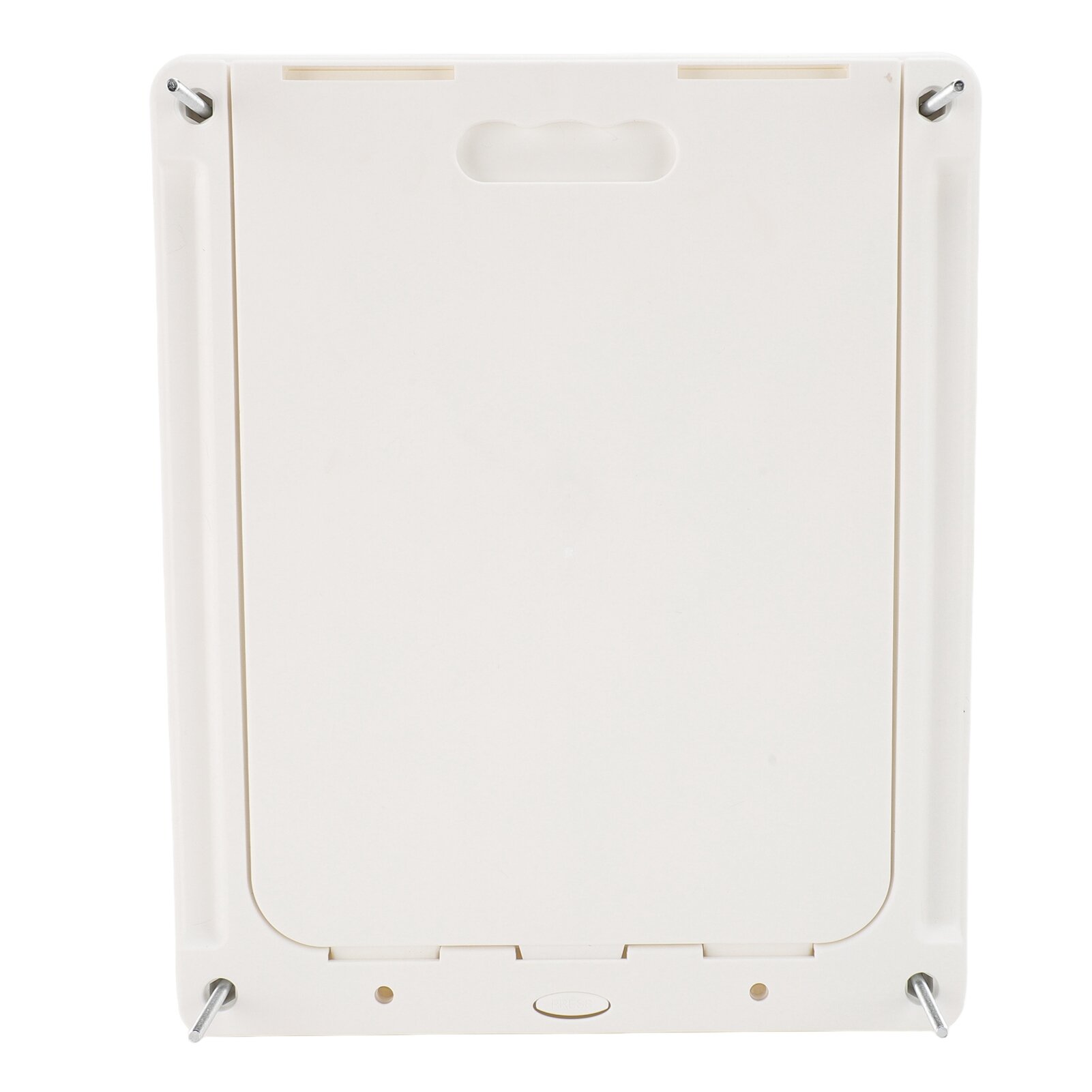 Дверца для откидной двери для домашних животных бесшумная двухсторонняя устойчивая к погодным условиям внутренняя внешняя для кошек и собак для ящика для домашних животных S