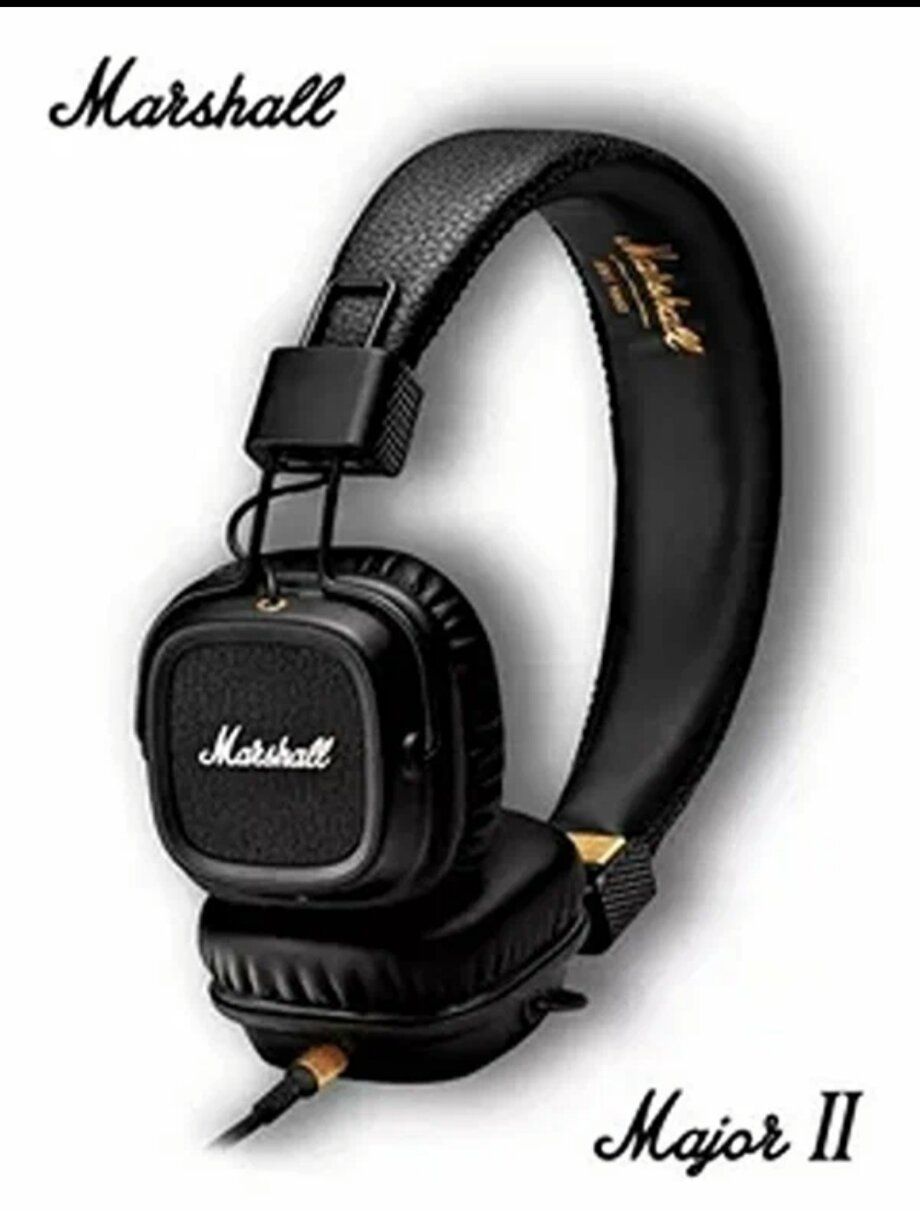 Наушники Marshall Major IV, с микрофоном, до 80 ч работы, Bluetooth 5.0 — фото 1