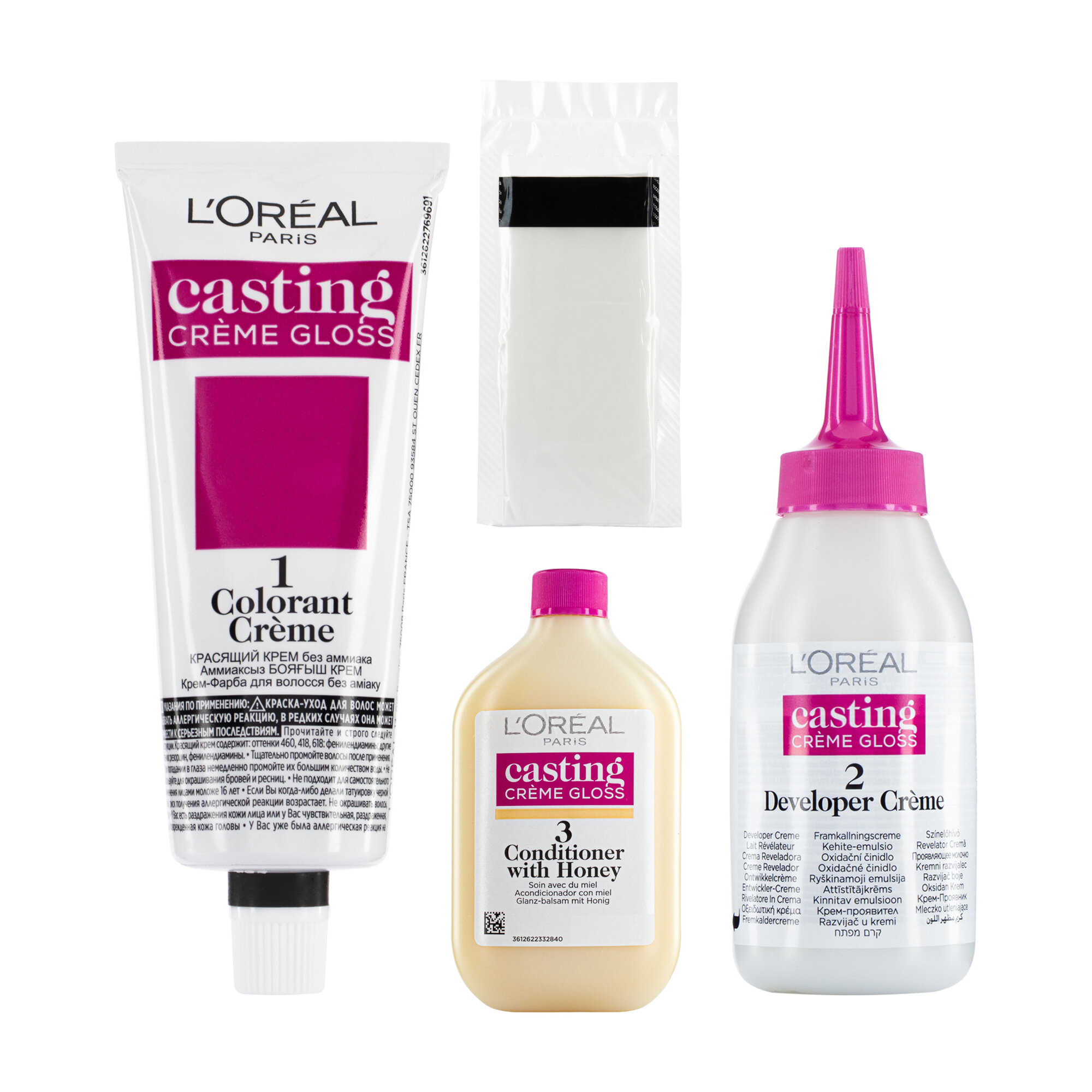 Краска-уход L'Oreal Casting Creme Gloss, 1021 светло-светло-русый перламутровый оттенок — фото 1