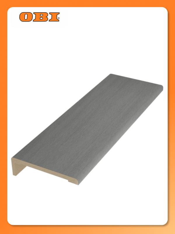 Наличник дверной BELWOODDOORS телескопический МДФ серый 2150х70 мм