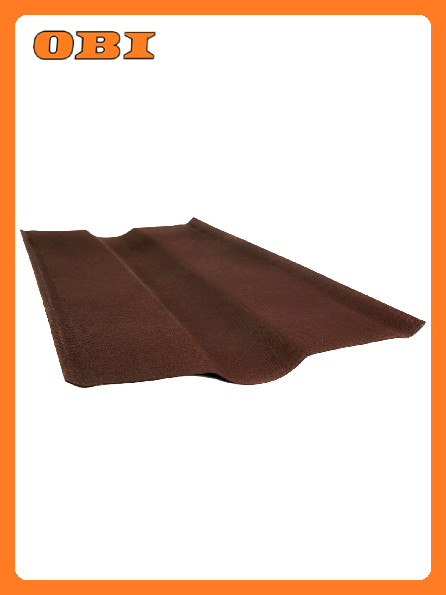 Ендова Ондулин коричневый 100х36 см