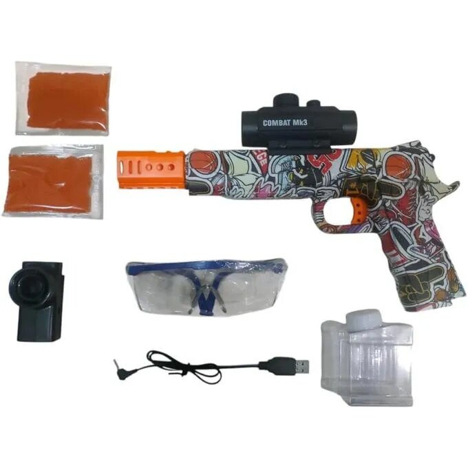 Граффити-пистолет Combat MK3 Crystal Bullet Gun, от бренда Crystal Bullet — фото 1