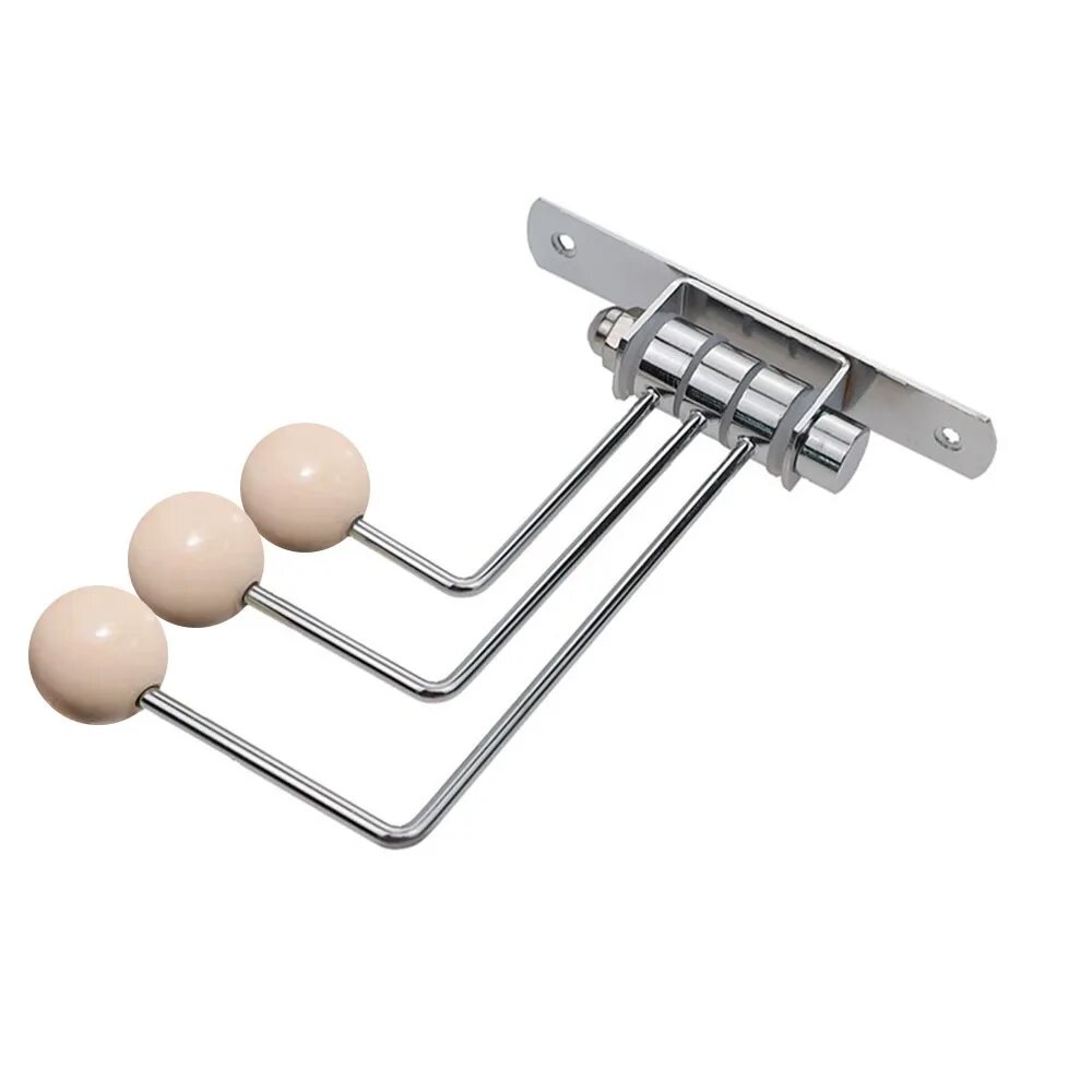 Металлическая настенная вешалка 3 крючка Бежевый, apricot 3 hooks
